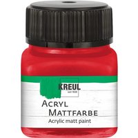 C.KREUL 75272 KREUL Acryl Mattfarbe Dunkelrot 20 ml von C.KREUL