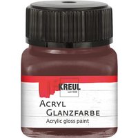 C.KREUL 79211 KREUL Acryl Glanzfarbe Dunkelbraun 20 ml von C.KREUL