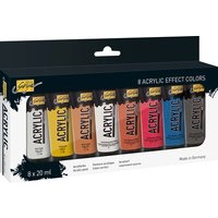 C.KREUL 84174 SOLO GOYA Acrylic 20 ml 8er Set Effect Colors von C.KREUL