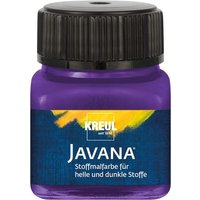 C.KREUL 90957 KREUL Javana Stoffmalfarbe für helle und dunkle Stoffe Violett 20 ml von C.KREUL