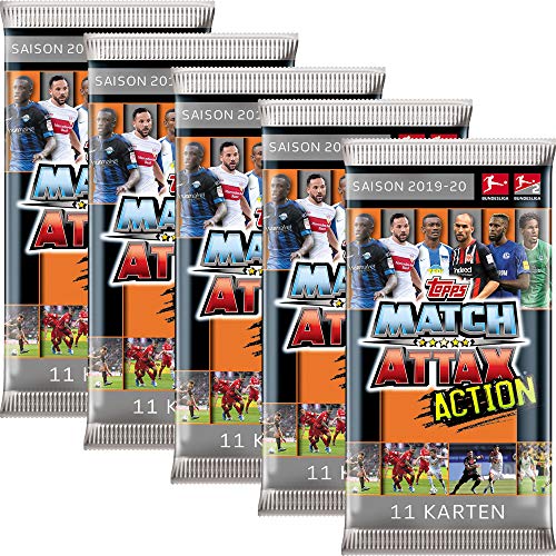 CAGO Topps Match Attax Action 2019/20-5 Booster von CAGO