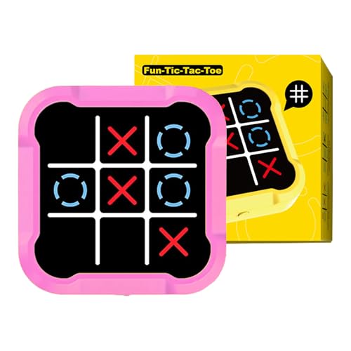 CAIJ Elektronische Tic Tac Toe Spielmaschine, 3 in 1 Puzzle Spielmaschine, Elektronisches Digitales Tic Tac Toe Spiel BKDE-HZQ-JZQ-0429-rosa CAIJ Elektronische Tic Tac Toe Spielmaschine, 3 in 1 Puzzle Spielmaschine, Elektronisches Digitales Tic Tac Toe Spiel BKDE-HZQ-JZQ-0429-rosa von CAIJ