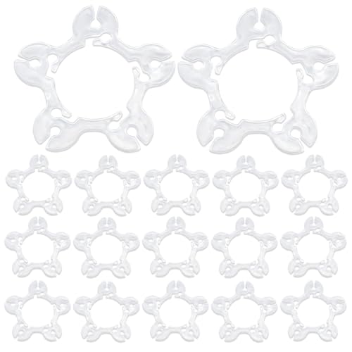 50 Stück Ballon Clips Set,Ballonbogen Gestell Ballonclips,Iuftballon Girlande Ständer,Balloon Bogen Halter Zubehör,Ballonverbinder,für Geburtstagsfeiern,Hochzeiten,Feiern,Allerheiligen,Weihnachten von CAIKAILIOR