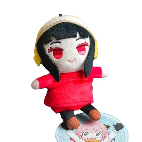 CAIYLAI Anime Plüschfiguren Yor Forger/Anya Forger Weiches gefülltes Kissen Anime Kissen Anhänger Tasche Zubehör Dekoration Geschenk (Typ 2, 10 cm) von CAIYLAI