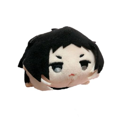 CAIYLAI Bungo Stray Dogs Plüschpuppe Dazai Osamu/Nakahara Chuuya 9 cm Plüschpuppe Anime Cartoon Wurfkissen Figur Plüsch gefüllt weich für Fans (Akutagawa Ryunosuke-a) von CAIYLAI