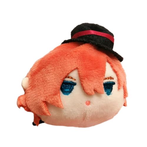 CAIYLAI Bungo Stray Dogs Plüschpuppe Dazai Osamu/Nakahara Chuuya 9 cm Plüschpuppe Anime Cartoon Wurfkissen Figur Plüsch gefüllt weich für Fans (Nakahara Chuuya-e) von CAIYLAI