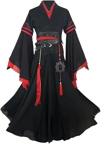 CAIYLAI Mo Dao Zu Shi Wei Wu Xian Cosplay Outfit Anime Kostüm Ancient Hanfu Anzug Erwachsene Rollenspiel Anime Karneval Halloween Party Karneval Uniform (Wei Wu Xian Kostüm, L) von CAIYLAI