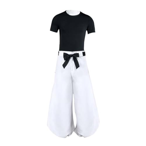 CAIYLAI Okkotsu Yuta Cosplay Kostüm, Anime Cosplay Outfit Komplettes Set Halloween Weihnachten Karneval Mottoparty Dress Up Anzug für Unisex (Weiß, L) von CAIYLAI