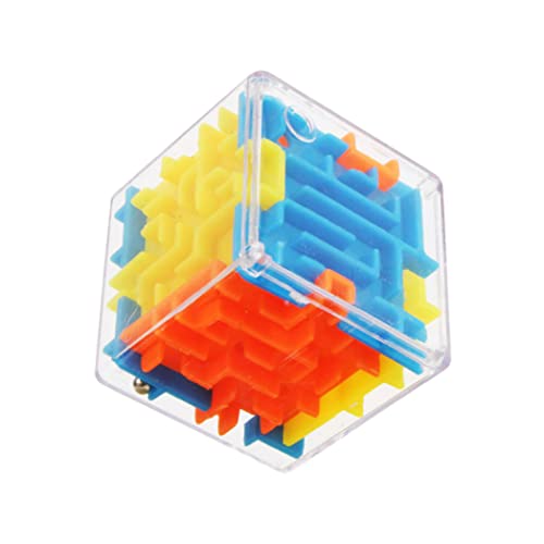 3D Würfel Puzzle Labyrinth Spielzeug Handspiel Koffer Box rollende Bälle Spielzeug für Kinder Gleichgewichtsherausforderung Zappeln Kinderspielzeug Lunchtasche für Frauen ästhetische Lunchbox iso von CAKEEYUM