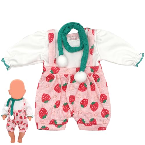 CAKEEYUM Babypuppenkleidung weich süße 18 -Zoll -Puppenkleidung beinhaltet Puppen -Outfits Schalkleidung abnehmbar 18 Zoll Puppenzubehör Style 2 von CAKEEYUM