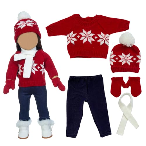 CAKEEYUM 18 Zoll Puppenkleidung Amerikanische Puppen -Doll -Outfit 18in Puppenkleidung von CAKEEYUM