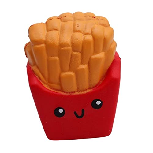 CAKEEYUM Französische Pommes Squishies Essen Spielzeug langsam aufsteigende Pommes Frites Weiche Duftfutter von CAKEEYUM