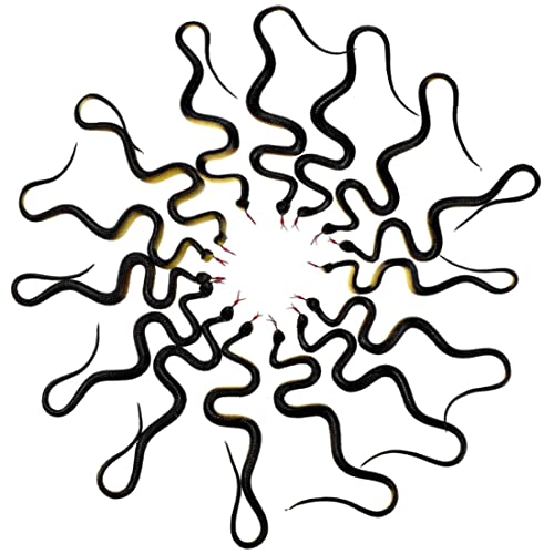 CAKEEYUM Gummischlange realistische Schlangen Gummischlangen realistische Vögel fälschliche Schlange fernhalten von CAKEEYUM