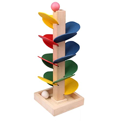 CAKEEYUM Holzbaum abnehmbare Blätter Murmelkugel Laufbahn Bunte Lernspielzeugblöcke für Kinder 1 Set Melonenschneider Melonenmesser Wassermelonenschneider Melonenausstecher Schaufel von CAKEEYUM