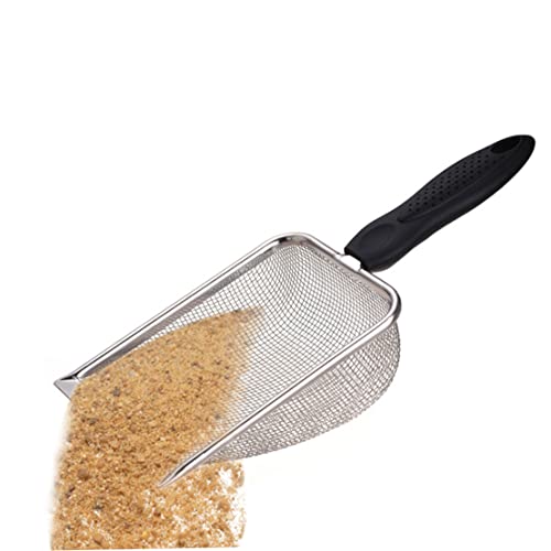 CAKEEYUM Sand Scoop Beach Mesh Shovel Wurf sauberer Sandfilter -Schaufel zum Aufnehmen von Muscheln von CAKEEYUM