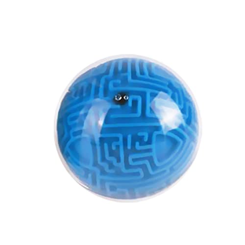 Mini 3D Zauberlabyrinth Puzzleball Würfelspiel Globus Kugel Labyrinthspielzeug Denksportspiel Lernspiel Puzzlespielzeug Geschenke Rot (einfach) Badezimmerteppiche Fußmatte Badematte Teppichmatte von CAKEEYUM