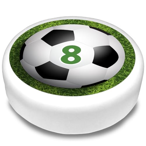 Cakeshop Runde Personalisierte Essbare Tortendekoration Fußball Thema | Name & Alter Anpassen | Für Geburtstage & Feiern | Mehrere Formen & Größen | Zuckerguss & Oblatenpapier Optionen von CAKESHOP edible cake toppers EST. 2012