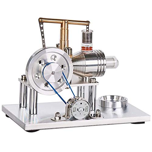 CALIBAN Air Stirling Motor Modell Stromgenerator Stirlingwaage Motor Experimentier-Set Wissenschaftliches Lernspielzeug von CALIBAN