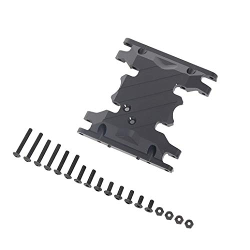 CALIBAN Halterung für Getriebe aus Aluminiumlegierung für Roller 1/10 Rc Axial SCX10 II D90, schwarz von CALIBAN