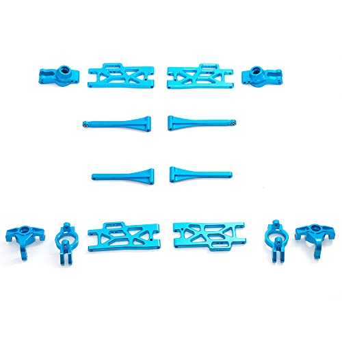 CALIBAN Upgrade-Set aus Metall, Lenkbecher-Set mit oszillierendem Arm für 104009 12402-A 12401 12404 12409 RC-Fahrzeugteile, 1 von CALIBAN