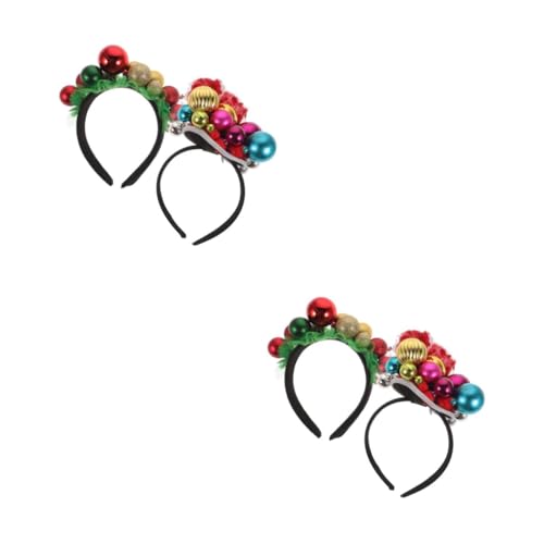 CALLARON 4 Stück Teiliges Weihnachts Haarband mit Glocken Leichtes Komfortables Stirnband für Erwachsene und Dekorativer Haarschmuck für Party Festival und Festliche Anlässe CALLARON 4 Stück Teiliges Weihnachts Haarband mit Glocken Leichtes Komfortables Stirnband für Erwachsene und Dekorativer Haarschmuck für Party Festival und Festliche Anlässe von CALLARON