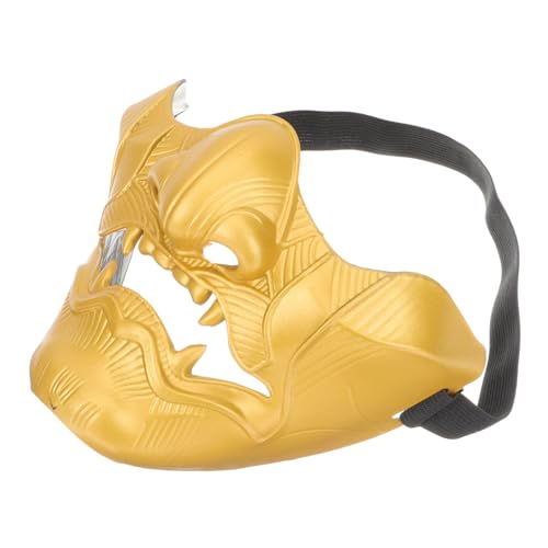 CALLARON Prajna Halbmaske Geister von Tsushima-Maske Schädelmaske Fuchskostüm halloween costume halloween kostüme Masken Gesichtsbedeckung Halloween-Maske Maske für draußen Plastik von CALLARON