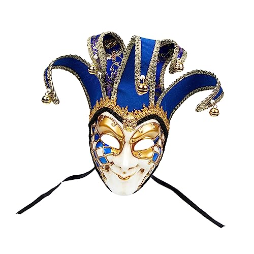 CALLARON Venezianische Maske Party-maske Halloween-dekor Maskenball Masken Festival-accessoire Bühnenauftrittsmaske Maskenstütze Maskerade Maske Requisit Cosplay-maske Männer Maske Plastik von CALLARON