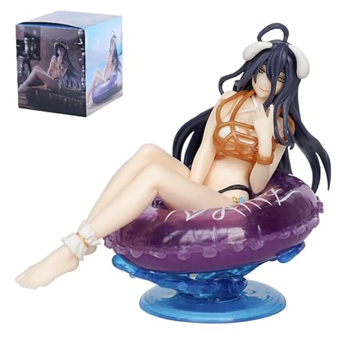 CALLOVE Figur 10cm/3.9in Overlord Albedo Figur Badeanzug Bikini Ver. PVC Albedo Anime Figur Geschenkbox Sammelfiguren für Fans von CALLOVE