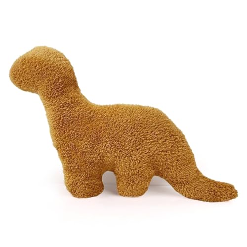 CALLOVE Kuscheltier Dino Chicken Nugget, Dino-Nugget Plüschtier, Chicken Nugget Stofftier, Plüsch Dino Chicken Nugget Kissen Puppe Geschenk für Fans Kinder B von CALLOVE