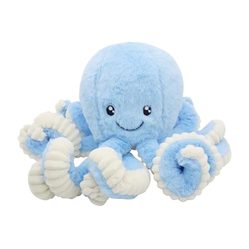 CALLOVE Kuscheltiere Soft Octopus Plüschpuppe Spielzeug, Meerestier Spielspielzeug für Kinder Jungen Mädchen Geburtstag Valentinstag（40cm） von CALLOVE