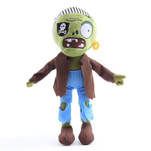 CALLOVE Zombies Plüschtier Piraten Zombie Game Plüsch Puppe Geschenk 27,9 cm von CALLOVE