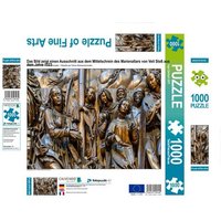 CALVENDO Puzzle Das Bild zeigt einen Ausschnitt aus dem Mittelschrein des Marienaltars von Veit Stoß aus dem Jahre 1523 1000 Teile Puzzle quer 1000 Teile Lege-Größe 64 × 48 cm Foto-Puzzle für glückliche Stunden CALVENDO Puzzle Das Bild zeigt einen Ausschnitt aus dem Mittelschrein des Marienaltars von Veit Stoß aus dem Jahre 1523 1000 Teile Puzzle quer 1000 Teile Lege-Größe 64 × 48 cm Foto-Puzzle für glückliche Stunden von Calvendo Puzzle