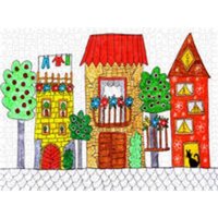 CALVENDO Puzzle Drei bunte Häuser 1000 Teile Lege-Größe 640 x 480 cm Foto-Puzzle Bild von None Sarnade CALVENDO Puzzle Drei bunte Häuser 1000 Teile Lege-Größe 640 x 480 cm Foto-Puzzle Bild von None Sarnade von Calvendo