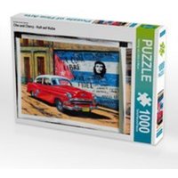 CALVENDO Puzzle Ein Motiv aus dem Kalender Che und Chevy - Kult auf Kuba | 1000 Teile Lege-Größe 64x48cm Foto-Puzzle für glückliche Stunden von CALVENDO Verlag GmbH