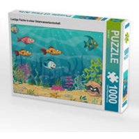 CALVENDO Puzzle Lustige Fische in einer Unterwasserlandschaft 1000 Teile Lege-Größe 64x48cm Foto-Puzzle für glückliche Stunden CALVENDO Puzzle Lustige Fische in einer Unterwasserlandschaft 1000 Teile Lege-Größe 64x48cm Foto-Puzzle für glückliche Stunden von CALVENDO V