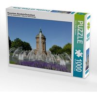 Wasserturm, Mannheim/Deutschland (Puzzle) von CALVENDO Verlag GmbH