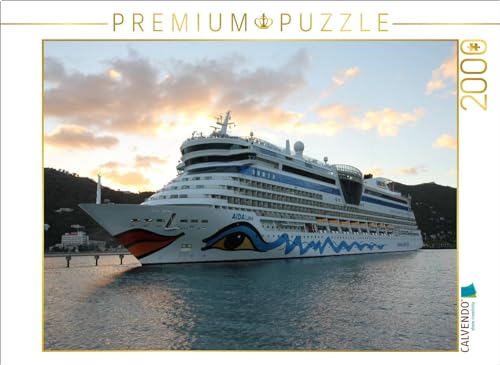 CALVENDO Puzzle AIDAluna Kreuzfahrtschiff 2000 Teile Puzzle quer | 2000 Teile Lege-Größe 90 x 67 cm Foto-Puzzle für glückliche Stunden von CALVENDO