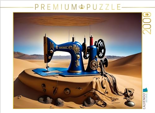 CALVENDO Puzzle Alte Nähmaschine | 2000 Teile Lege-Größe 90 x 67 cm Foto-Puzzle für glückliche Stunden von CALVENDO