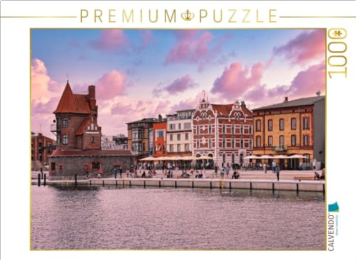 CALVENDO Puzzle Am Hafen von Stralsund | 1000 Teile Lege-Größe 64 x 48 cm Foto-Puzzle für glückliche Stunden von CALVENDO