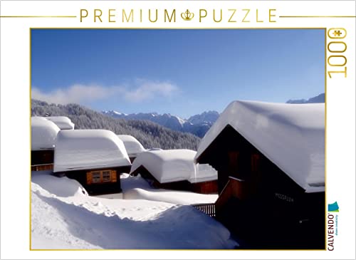 CALVENDO Puzzle Auf der Bettmeralp / Wallis 1000 Teile Lege-Größe 64 x 48 cm Foto-Puzzle Bild von Susan Michel von CALVENDO