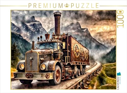 CALVENDO Puzzle Auflieger-Lastkraftwagen | 1000 Teile Lege-Größe 64 x 48 cm Foto-Puzzle für glückliche Stunden von CALVENDO