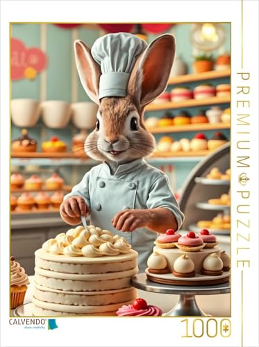 CALVENDO Puzzle Backe, backe Hase. EIN zuckersüßer Hase | 1000 Teile Lege-Größe 48 x 64 cm Foto-Puzzle für glückliche Stunden CALVENDO Puzzle Backe, backe Hase. EIN zuckersüßer Hase | 1000 Teile Lege-Größe 48 x 64 cm Foto-Puzzle für glückliche Stunden von CALVENDO