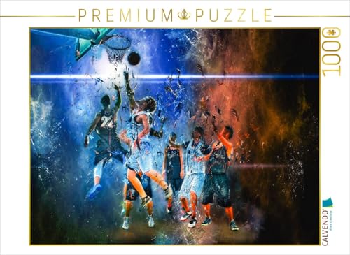 CALVENDO Puzzle Basketball extrem | 1000 Teile Lege-Größe 64 x 48 cm Foto-Puzzle für glückliche Stunden von CALVENDO