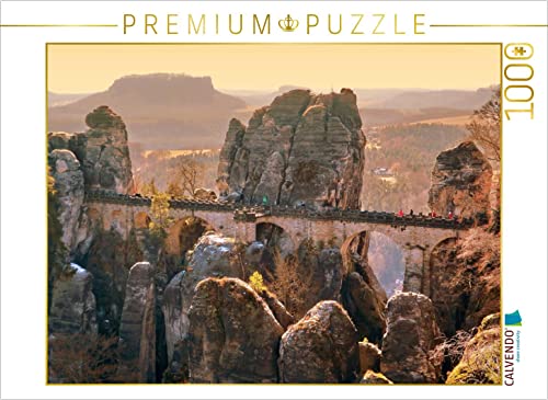 CALVENDO Puzzle Bastei, Sächsische Schweiz 1000 Teile Puzzle quer | 1000 Teile Lege-Größe 64 x 48 cm Foto-Puzzle für glückliche Stunden CALVENDO Puzzle Bastei, Sächsische Schweiz 1000 Teile Puzzle quer | 1000 Teile Lege-Größe 64 x 48 cm Foto-Puzzle für glückliche Stunden von CALVENDO