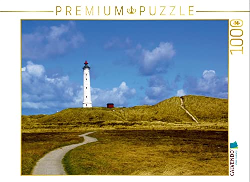 CALVENDO Puzzle Blick auf den Leuchtturm Lyngvig Fyr 1000 Teile Puzzle quer | 1000 Teile Lege-Größe 64 x 48 cm Foto-Puzzle für glückliche Stunden von CALVENDO