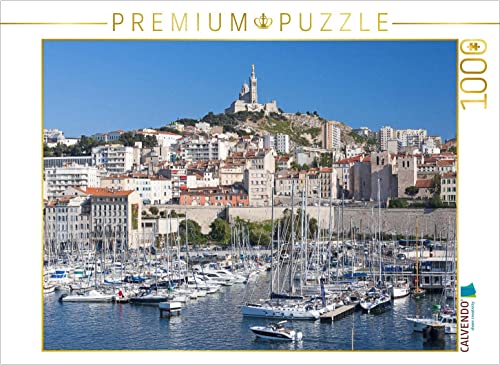 CALVENDO Puzzle Blick auf den Vieux Port und Notre-Dame de la Garde 1000 Teile Puzzle quer | Lege-Größe cm Foto-Puzzle für glückliche Stunden CALVENDO Puzzle Blick auf den Vieux Port und Notre-Dame de la Garde 1000 Teile Puzzle quer | Lege-Größe cm Foto-Puzzle für glückliche Stunden von CALVENDO