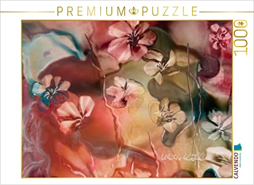 CALVENDO Puzzle Blütenzauber I - Encaustic 1000 Teile Puzzle quer | 1000 Teile Lege-Größe 64 x 48 cm Foto-Puzzle für glückliche Stunden von CALVENDO