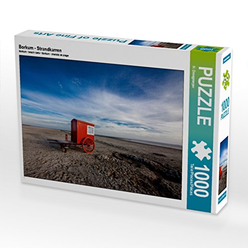 CALVENDO Puzzle Borkum - Strandkarren 1000 Teile Puzzle quer | 1000 Teile Lege-Größe 64 x 48 cm Foto-Puzzle für glückliche Stunden CALVENDO Puzzle Borkum - Strandkarren 1000 Teile Puzzle quer | 1000 Teile Lege-Größe 64 x 48 cm Foto-Puzzle für glückliche Stunden von CALVENDO