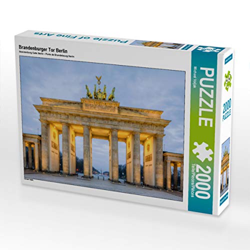 CALVENDO Puzzle Brandenburger Tor Berlin 2000 Teile Lege-Größe 90 x 67 cm Foto-Puzzle Bild von Michael Valjak von CALVENDO