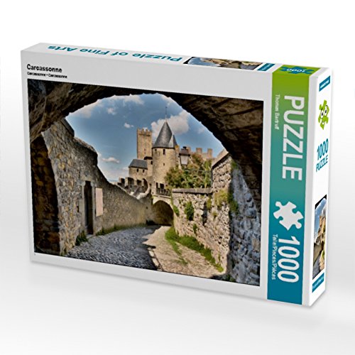 CALVENDO Puzzle Carcassonne 1000 Teile Puzzle quer | 1000 Teile Lege-Größe 64 x 48 cm Foto-Puzzle für glückliche Stunden von CALVENDO